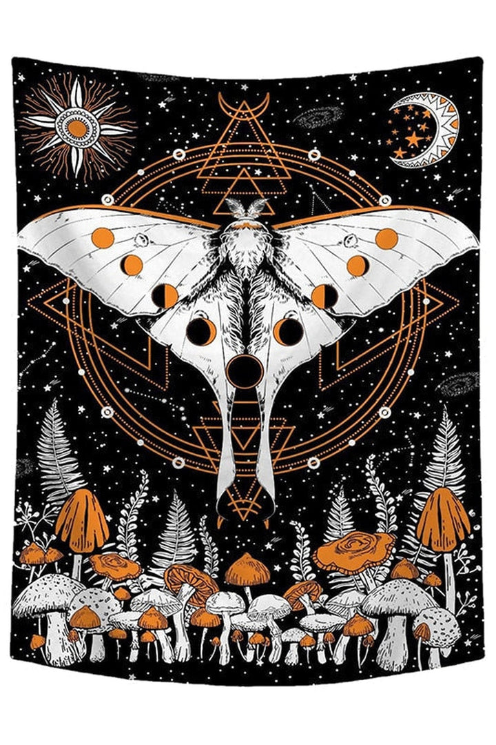 Lisslune | Moth Art Tapestry