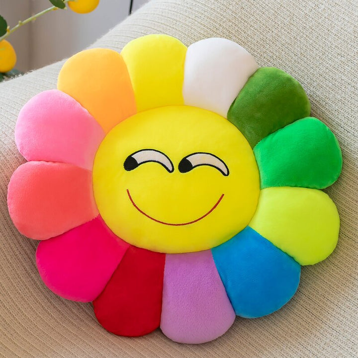 Lisslune | Colorful Sunflower Plush Comfort Seat Cushion
