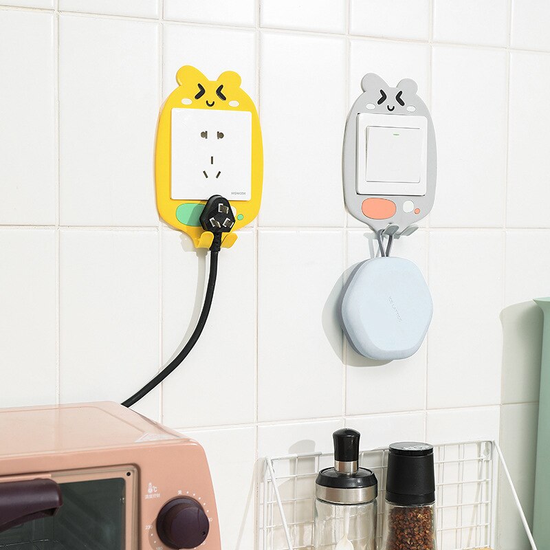 Lisslune | 3D Luminous Cartoon Hook Outlet Sticker