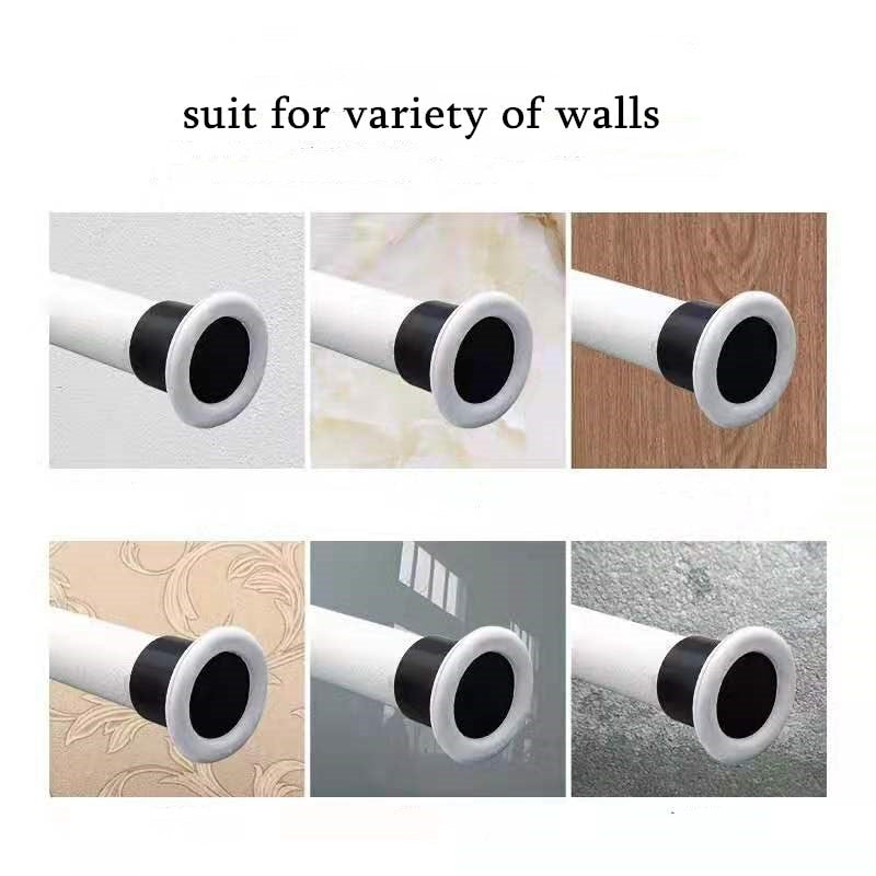 Lisslune | Punch-Free Adjustable Curtain Hanging Rod