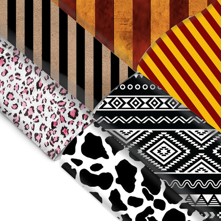 Lisslune | Chic Polka Dot Synthetic Leather Crafting Fabric