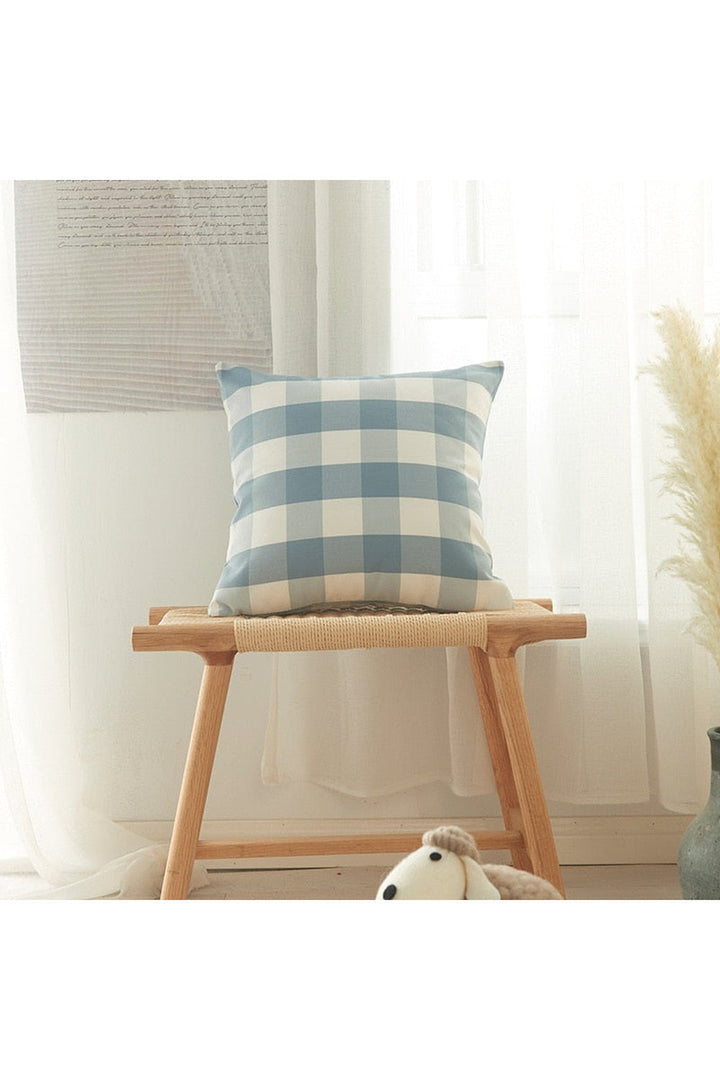 Lisslune | Country house plaid cushion covers