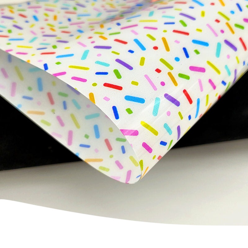 Lisslune | Extravagant Cartoonish Sprinkles A4 Waterproof Jelly Fabric