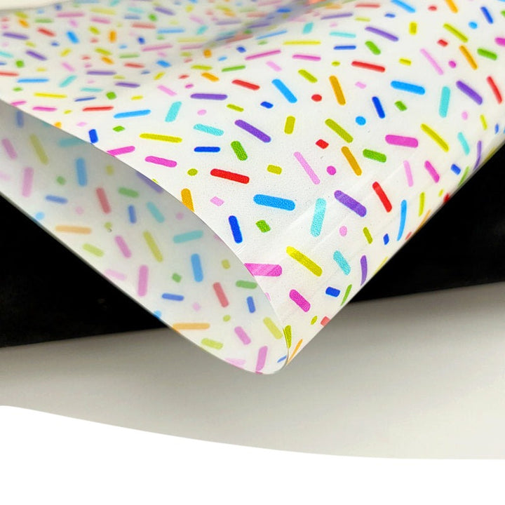 Lisslune | Extravagant Cartoonish Sprinkles A4 Waterproof Jelly Fabric