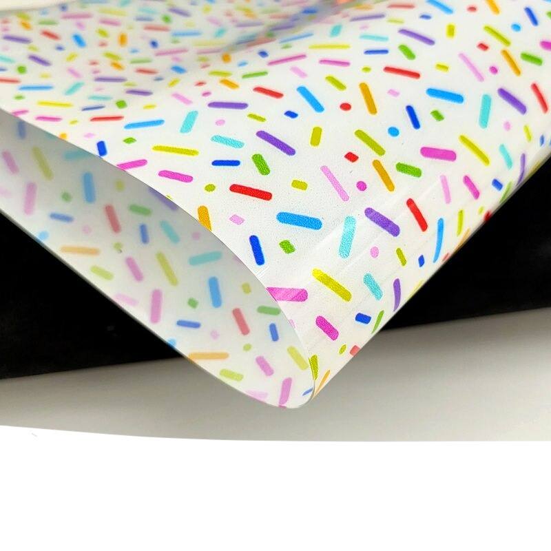 Lisslune | Extravagant Cartoonish Sprinkles A4 Waterproof Jelly Fabric