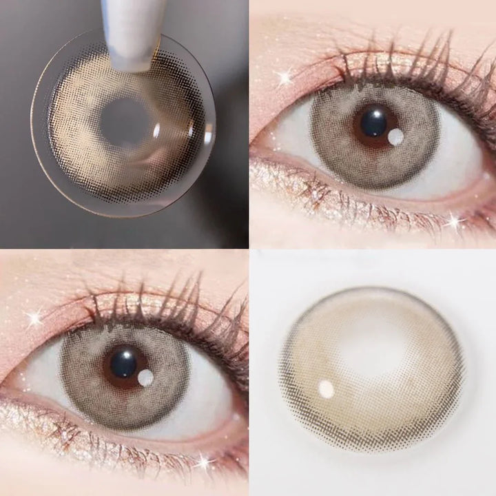 Rynx | 1 Pair Color Contact Lenses Color Lens Eyes Pupils Beauty Colored Lenses Myopia Contact Lenses Makeup Lenses with Diopters