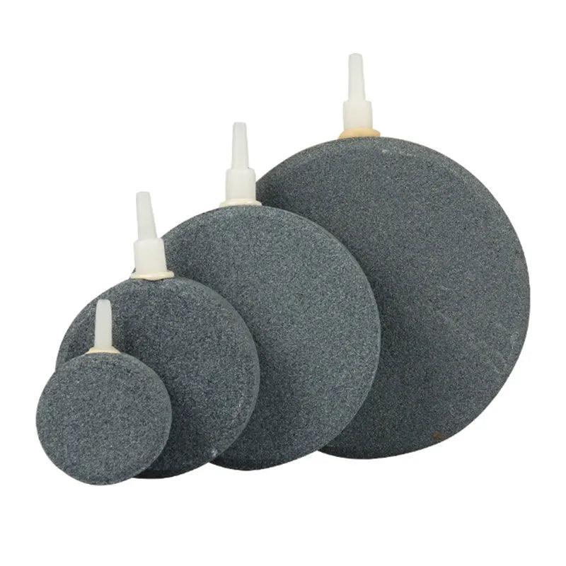Lisslune | Aquarium Air Pump Oxygen Diffuser Disc - Bubble Stone for Fish Tank & Pond (4/6/8cm)
