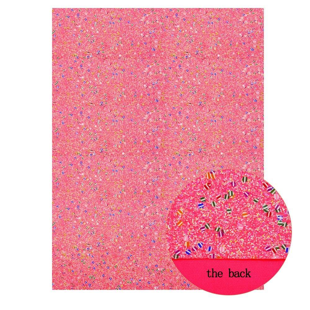 Lisslune | Glamorous Glitter Synthetic Leather Sheets for Creative Crafting Adventures!
