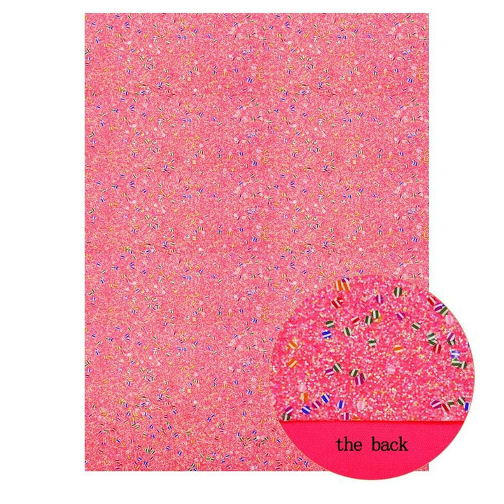 Lisslune | Glamorous Glitter Synthetic Leather Sheets for Creative Crafting Adventures!