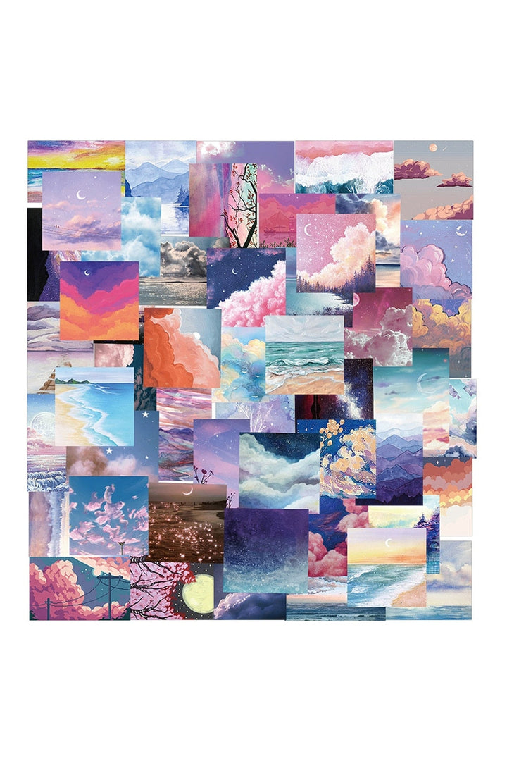 Lisslune | Cloudy Laptop Stickers