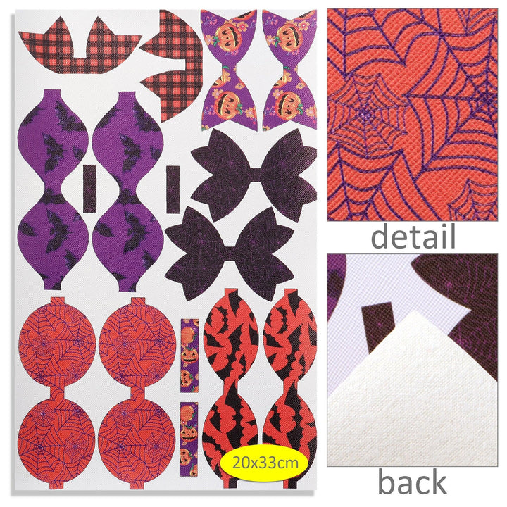 Lisslune | Spooky Season Cartoon Leather DIY Craft Kit: Creative Project Bundle