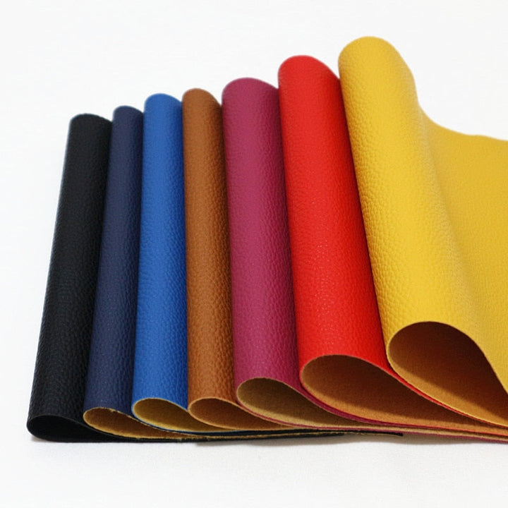 Lisslune | Elegant Lychee Pattern Vegan Leather Craft Sheet - A4 Size for Creative Projects