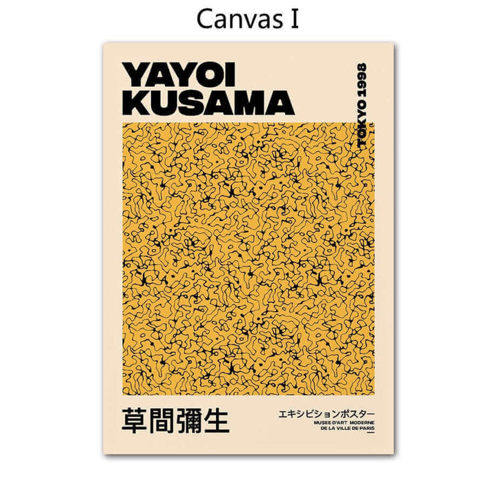 Lisslune | Yayoi Kusama Abstract Premium Poster