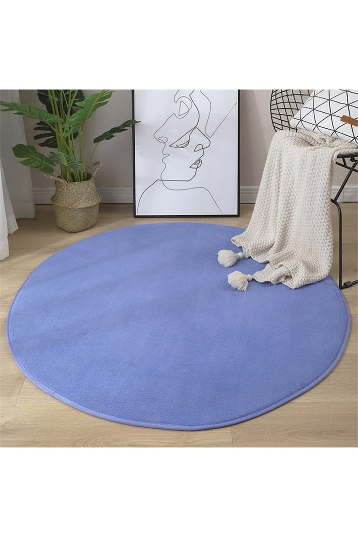 Lisslune | round rug with coral pattern