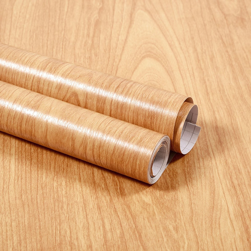 Lisslune | Self-Adhesive  Wood Grain Wall Sticker
