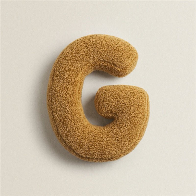 Lisslune | PlushLetter Pillow - Soft Letter Pillow for Bedroom and Children's Room