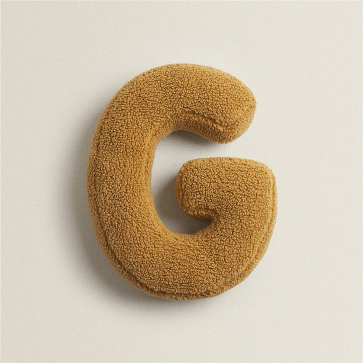 Lisslune | PlushLetter Pillow - Soft Letter Pillow for Bedroom and Children's Room