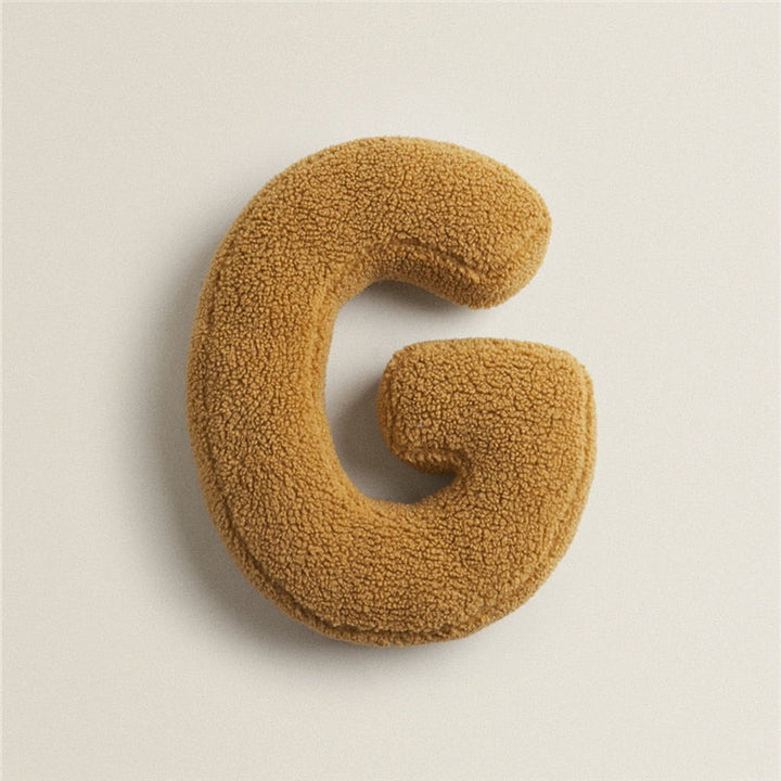 Lisslune | Alphabet Letter Fleece Pillow