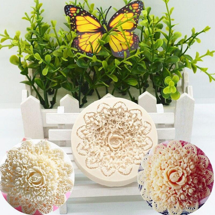 Lisslune | Elegant Silicone Flower Shape for Cake Decoration