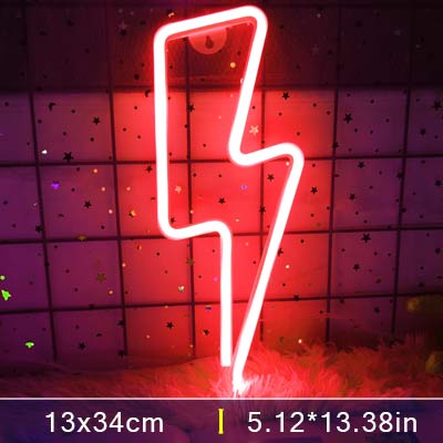 Lisslune | Led Lightning Neon Sign Wall Decor