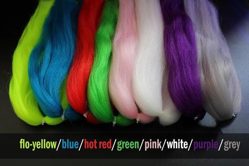 Lisslune | Vibrant Synthetic Fiber Fly Tying Set - Endless Creativity Awaits
