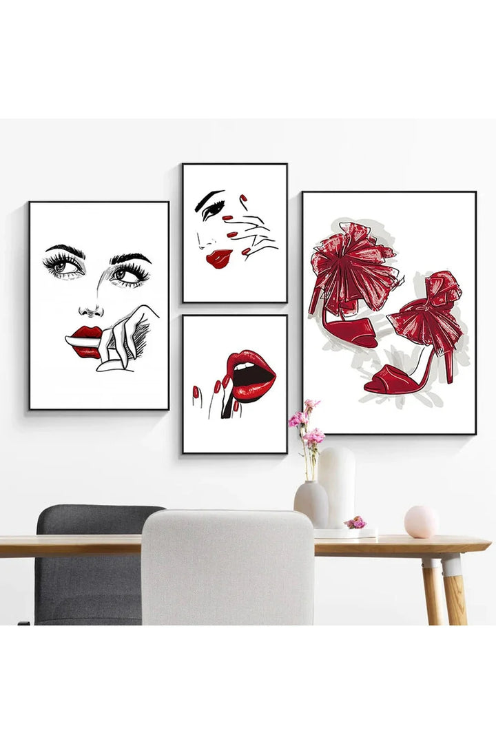 Lisslune | Lip Canvas Poster
