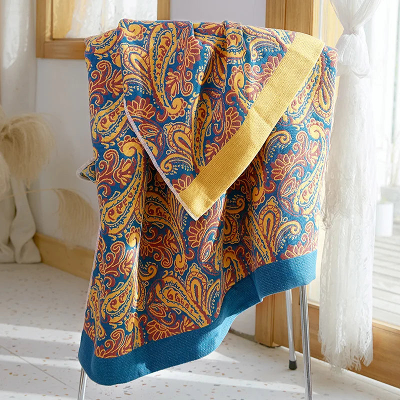 Lisslune | Paisley Print Blanket