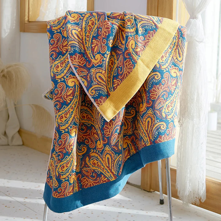 Lisslune | Paisley Print Blanket