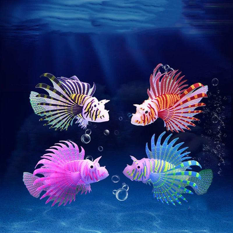 Lisslune | Glow-in-the-Dark Lionfish Aquarium Decoration
