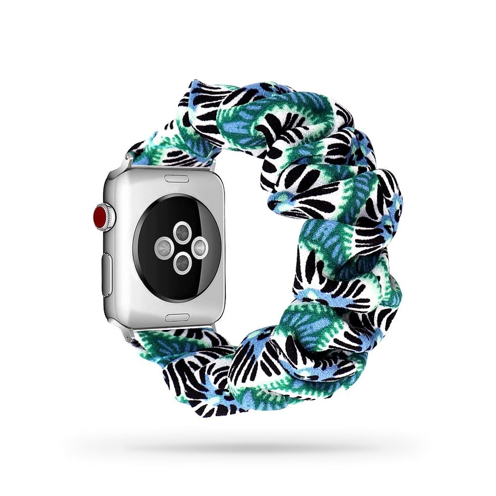 Lisslune | ELASTIC Apple Watch BAND IN HAIR TIE STYLE
