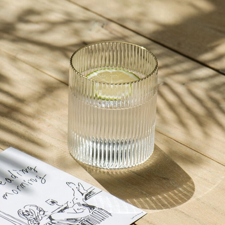 Lisslune | Salute Ripple Texture Cocktail Glass
