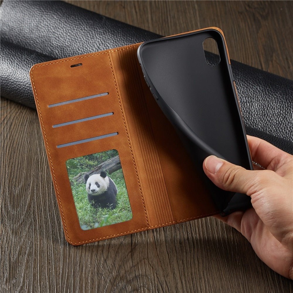 Lisslune | iPhone Suede Flip Case