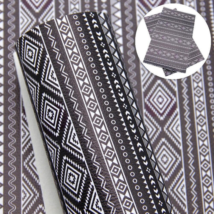 Lisslune | Chic Polka Dot Synthetic Leather Crafting Fabric