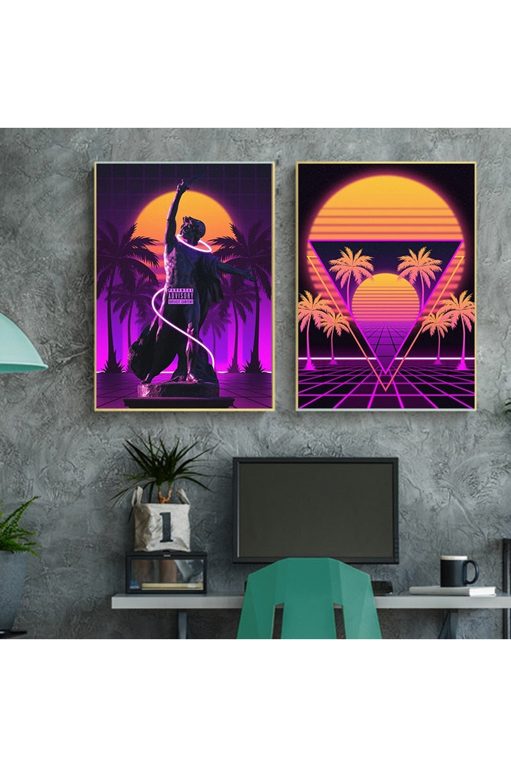 Lisslune | Night City View Poster