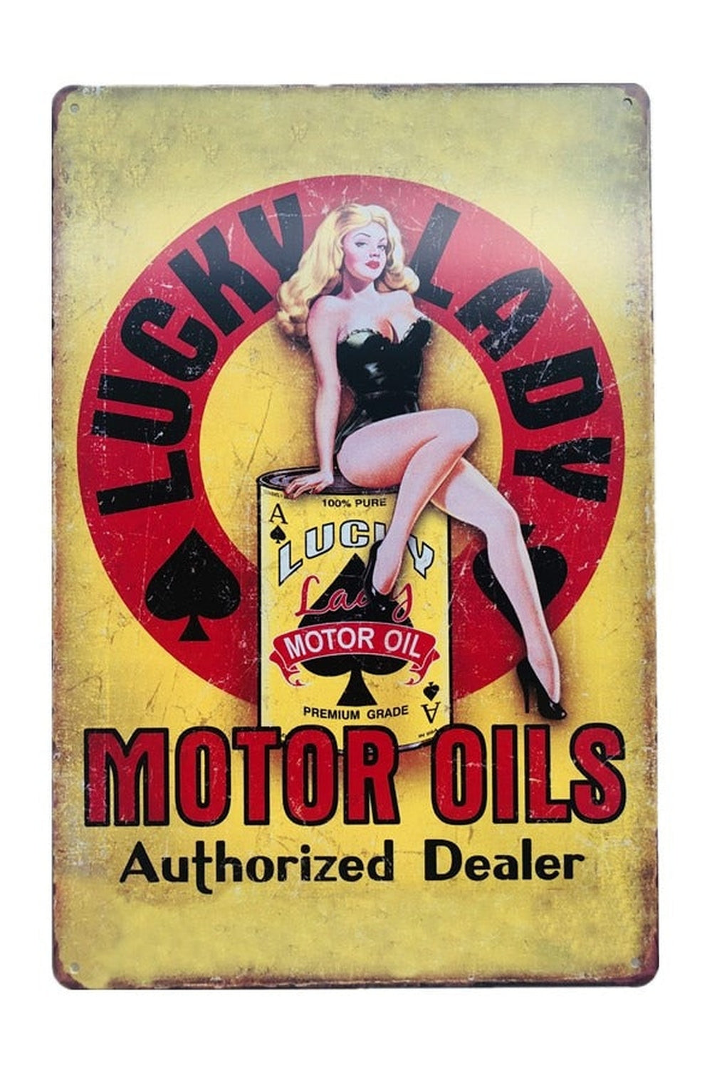 Lisslune | Service Girl Vintage Poster