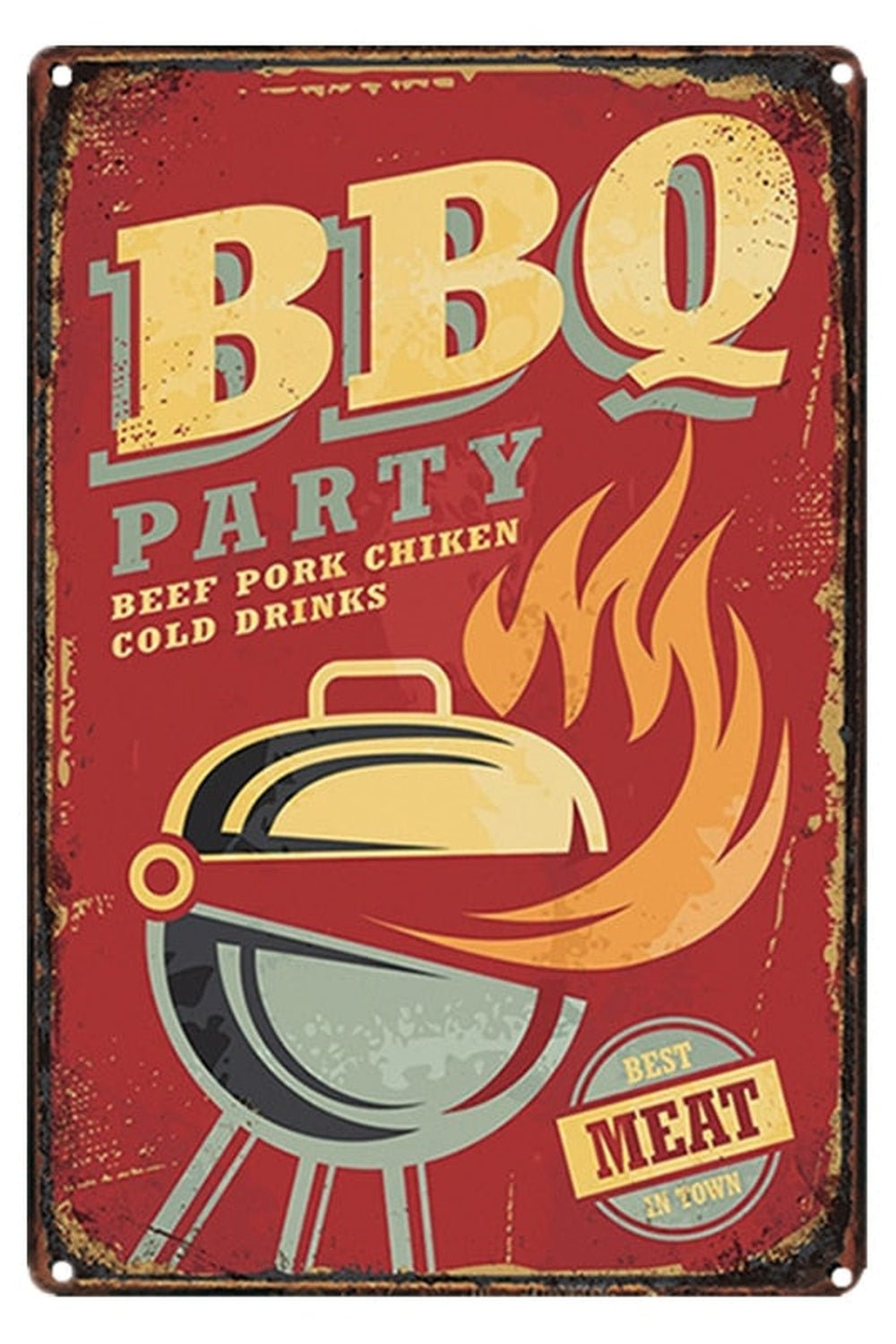 Lisslune | Party Theme Metal Poster