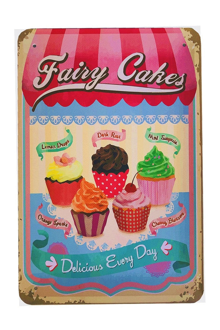 Lisslune | Food Theme Metal Poster