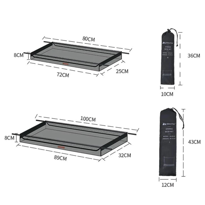Lisslune | Compact Folding Aluminum Camping Cooking Shelf and Organizer for Outdoor Fun