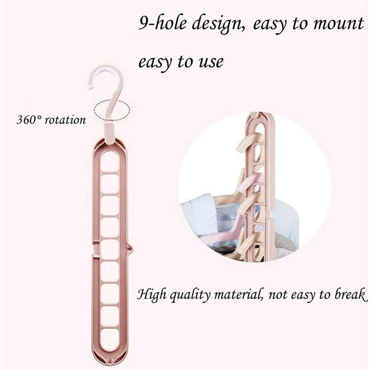 Lisslune | Adjustable Folding Magic Multi Hooks Hanger
