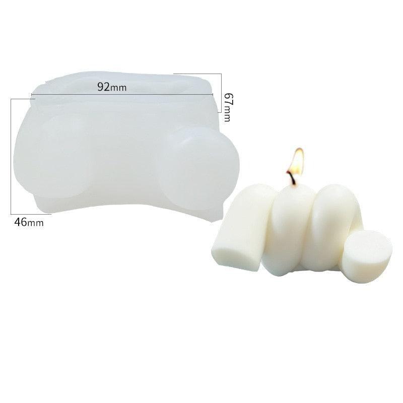 Lisslune | DIY Silicone Mold Set for Candles, Wax Melt, and Soap Creations