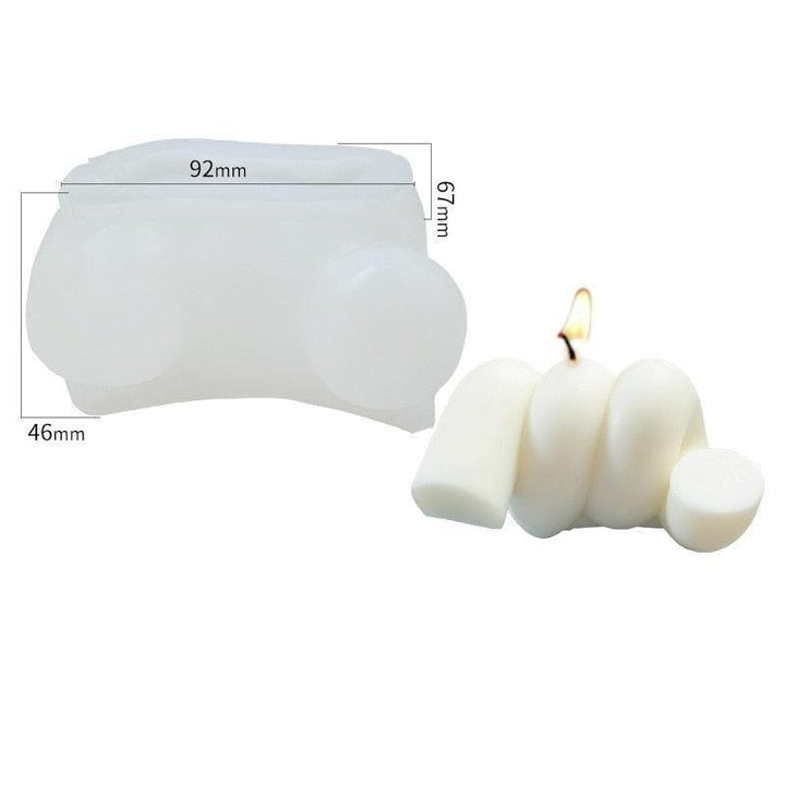 Lisslune | DIY Silicone Mold Set for Candles, Wax Melt, and Soap Creations