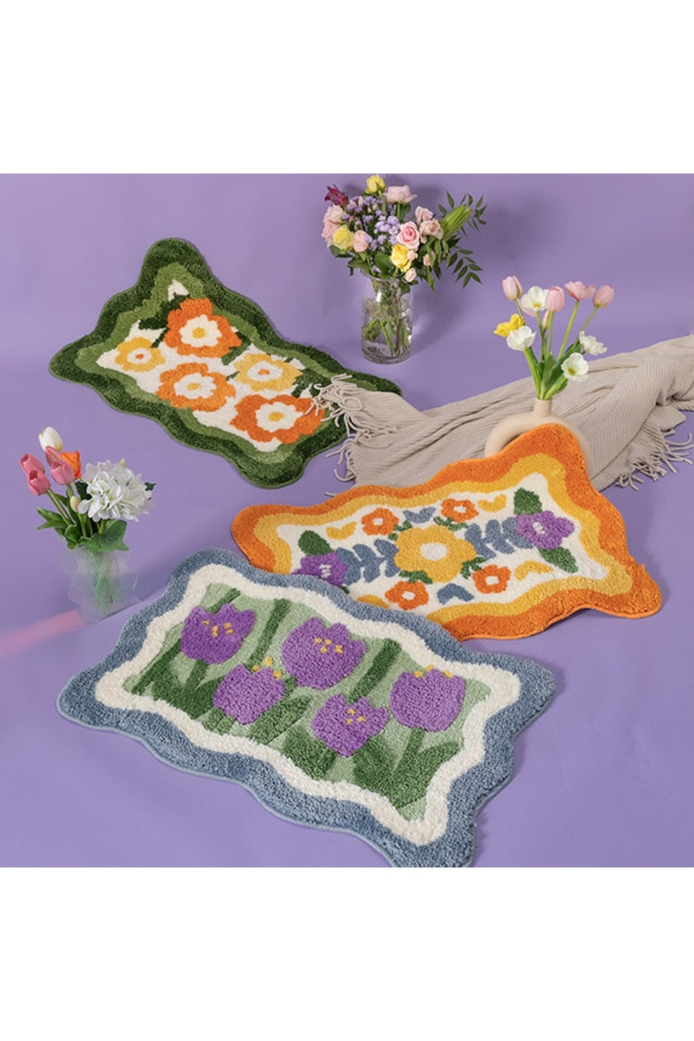 Lisslune | Home Flowers Carpet