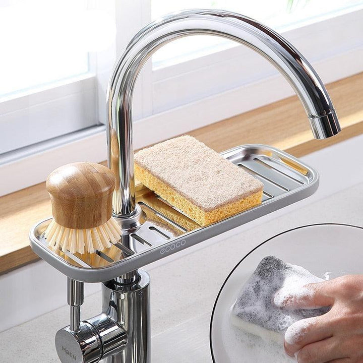 Lisslune | Versatile sponge and soap organizer with efficient drainage