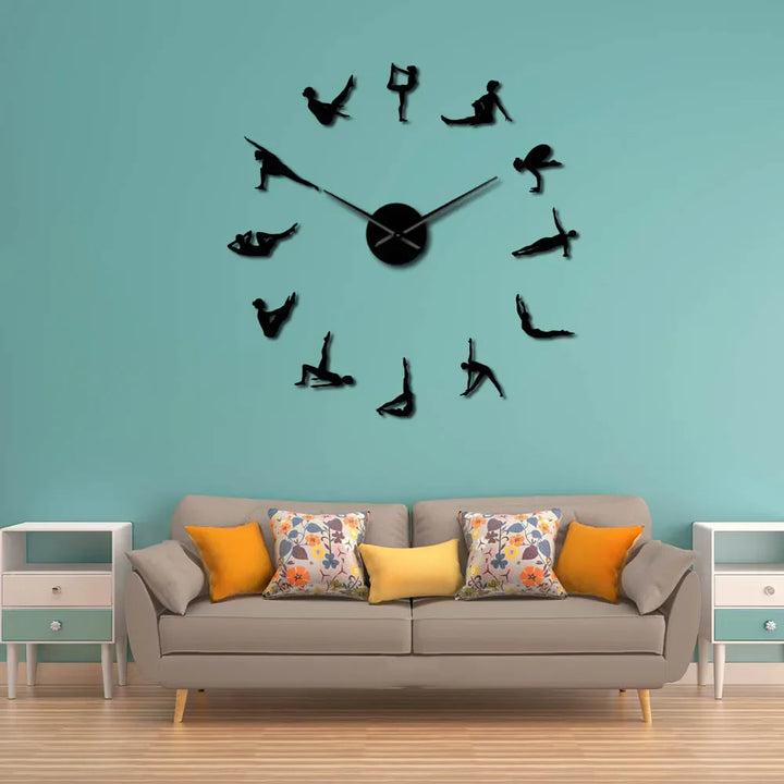 Lisslune | Pilates Poses DIY Wall Clock