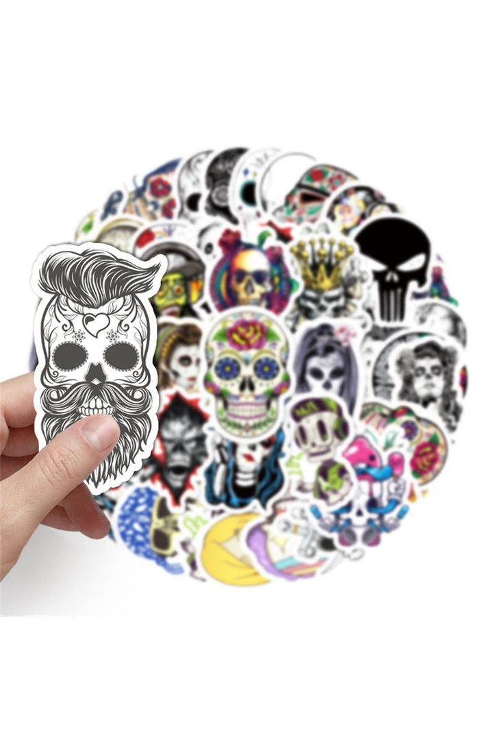 Lisslune | Skull Scrapbooking Stickers