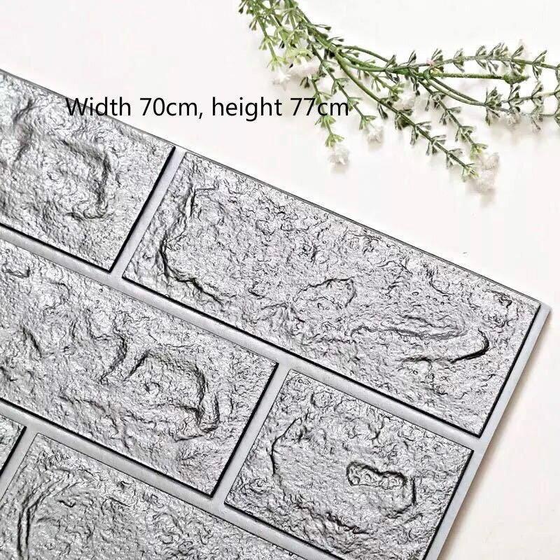 Lisslune | Change your space with chic 3D brick self-adhesive wallpaper - modern minimalism