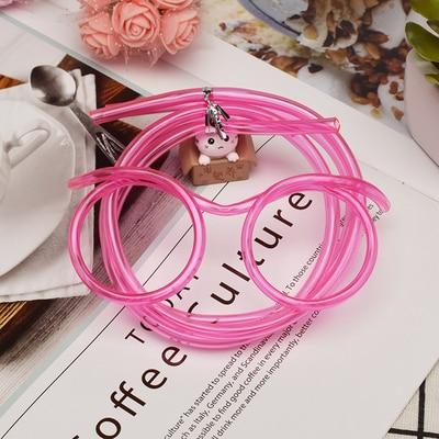 Lisslune | Funny flexible glasses straw