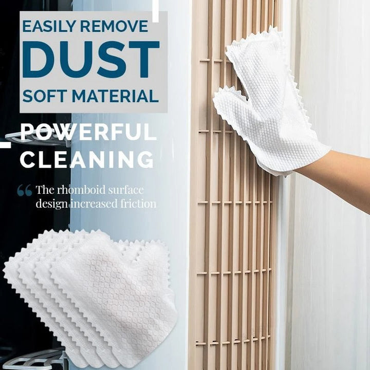 Lisslune | 10Pcs Reusable Microfiber Dust Cleaning Gloves
