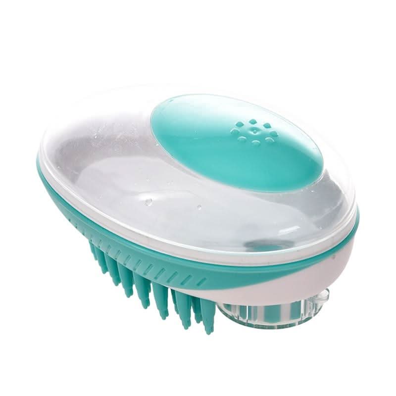Lisslune | ZORROPET – 2-in-1 Massage Brush with Soap Dispenser for Relaxed Dog Grooming