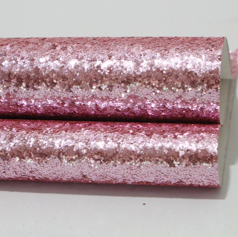 Lisslune | Sparkling Chunky Glitter Synthetic Leather Sheet - Ideal for creative DIY projects
